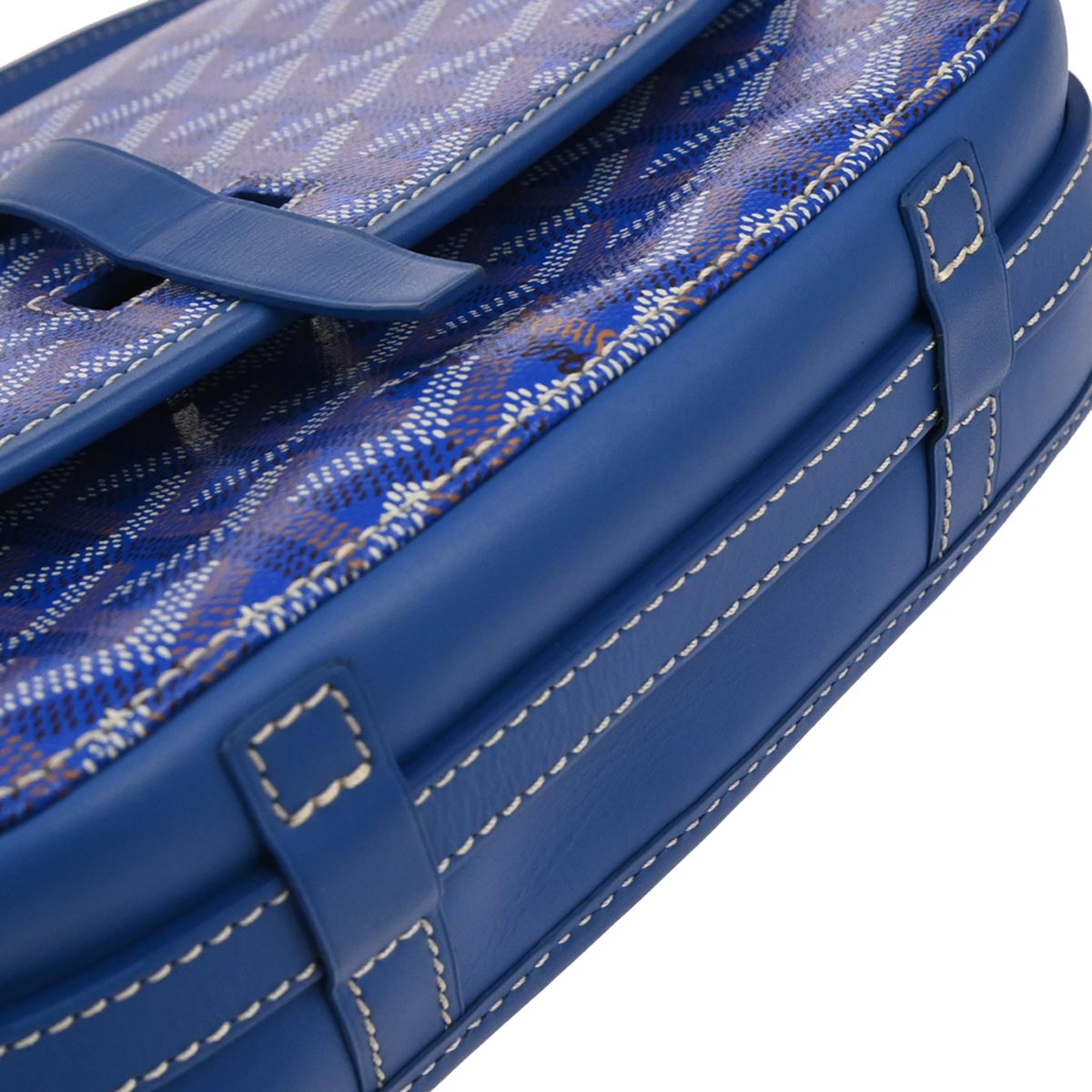 Goyard Blue Belvedere PM Shoulder Bag