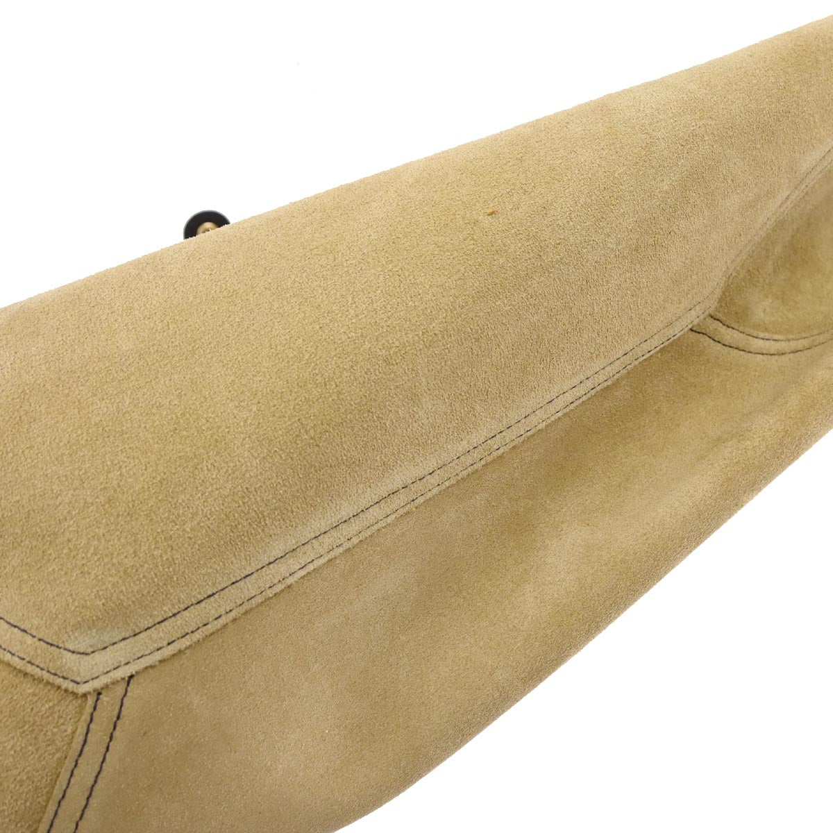 Loewe Beige Suede Leo Tote Bag