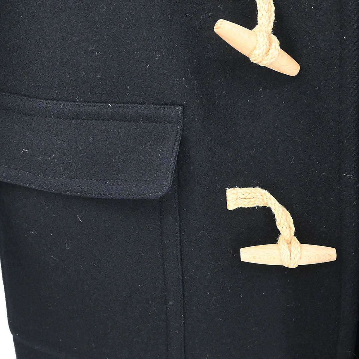 Saint Laurent Duffel Coat Black