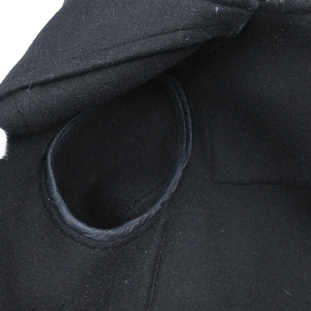 Saint Laurent Duffel Coat Black