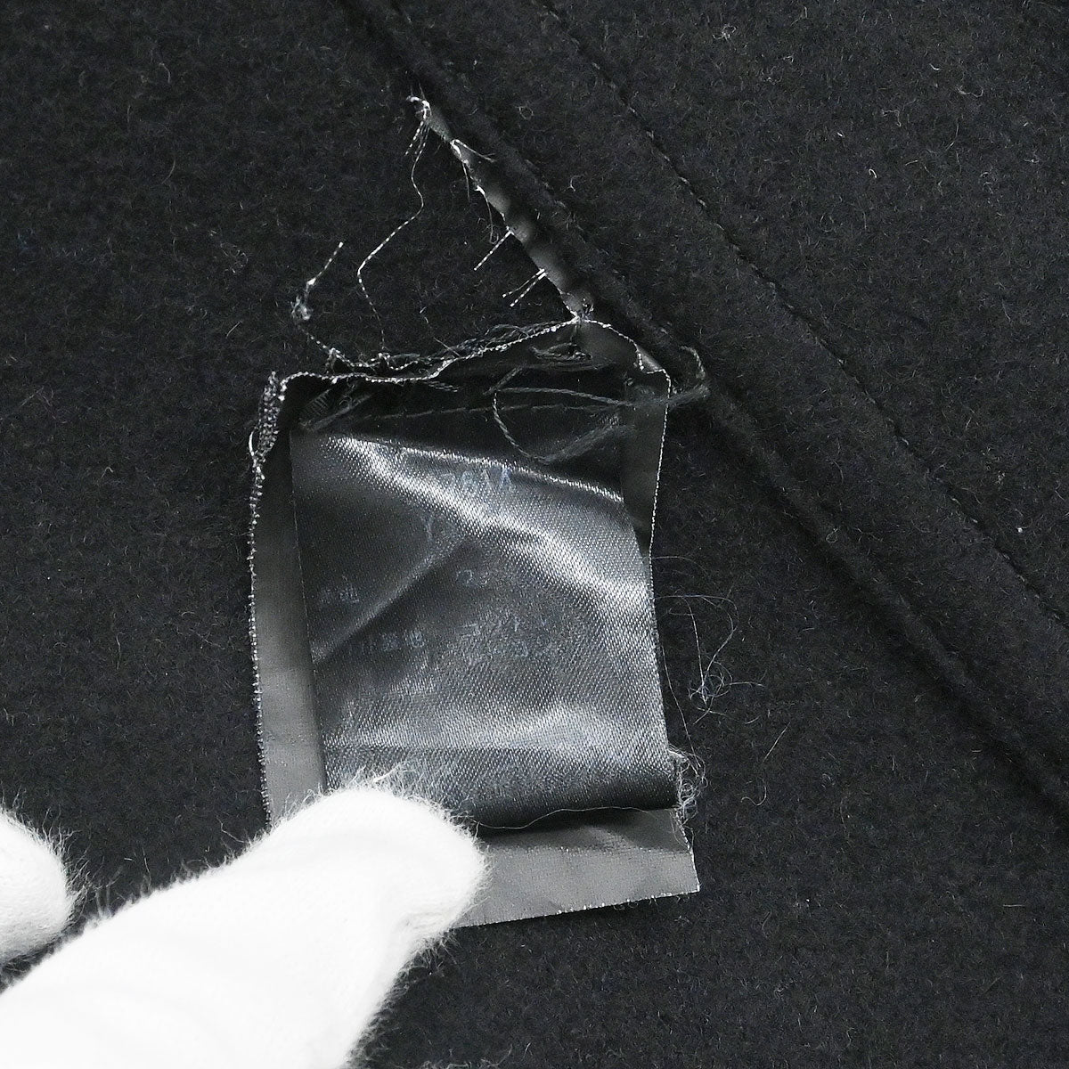 Saint Laurent Duffel Coat Black