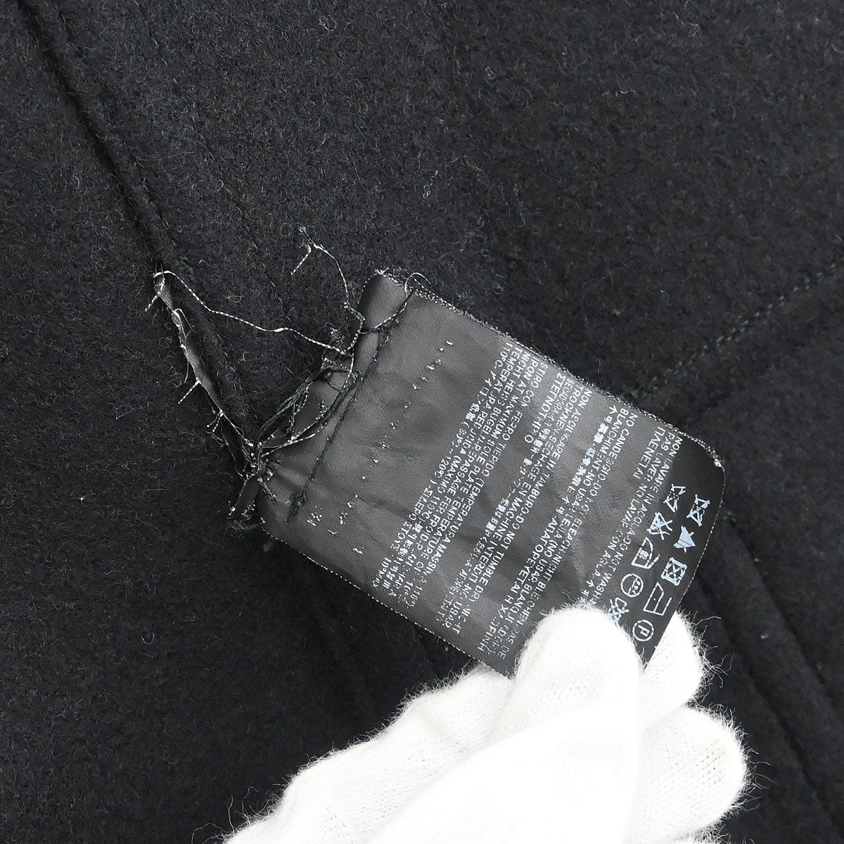 Saint Laurent Duffel Coat Black