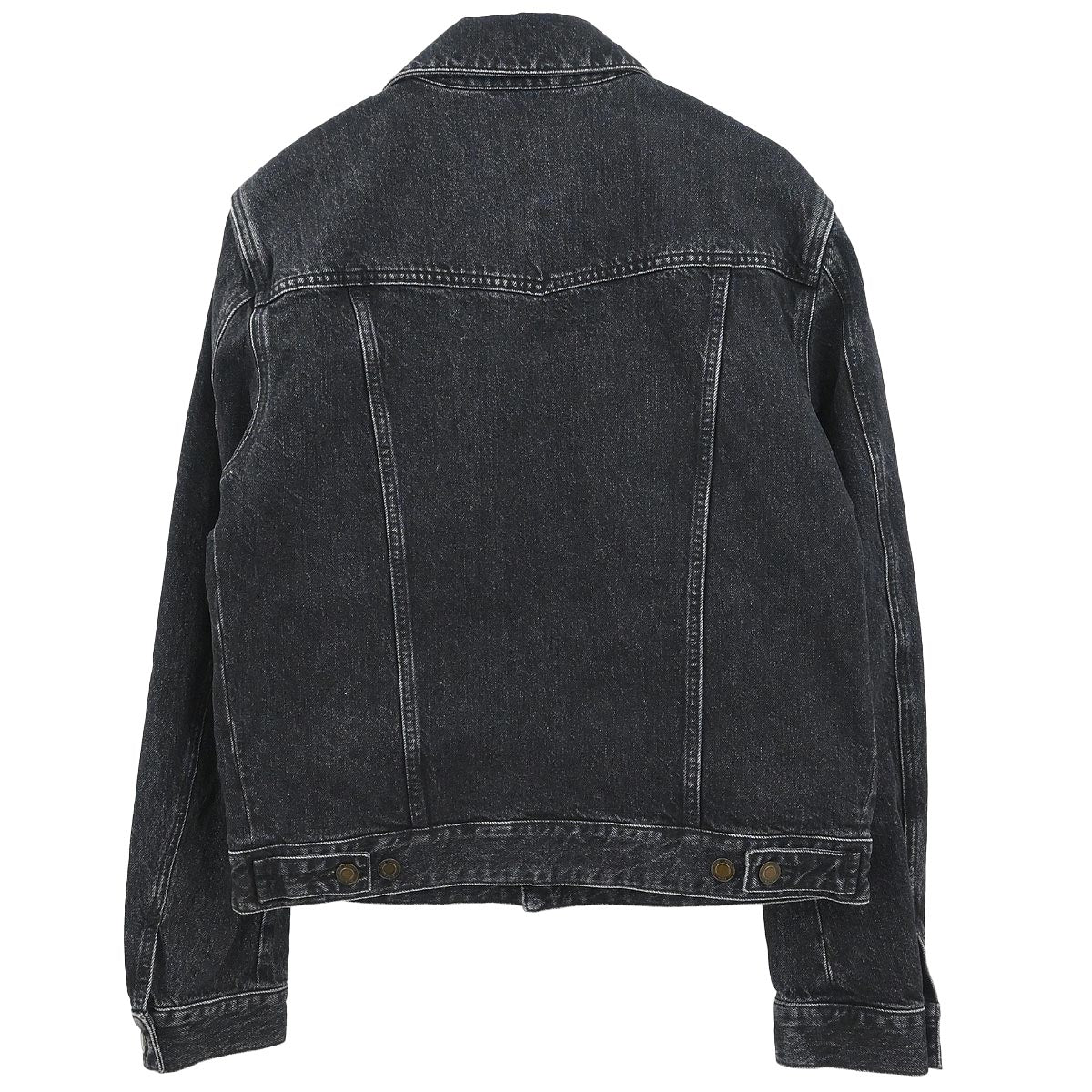 Saint Laurent 2018 Single Breasted Denim Jacket Black #M