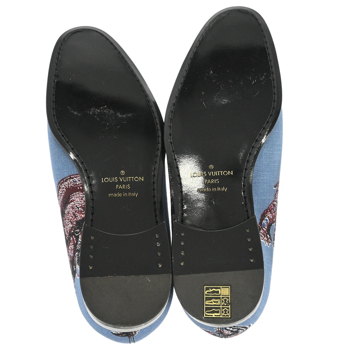 Louis Vuitton * Blue Loafers Shoes #5L