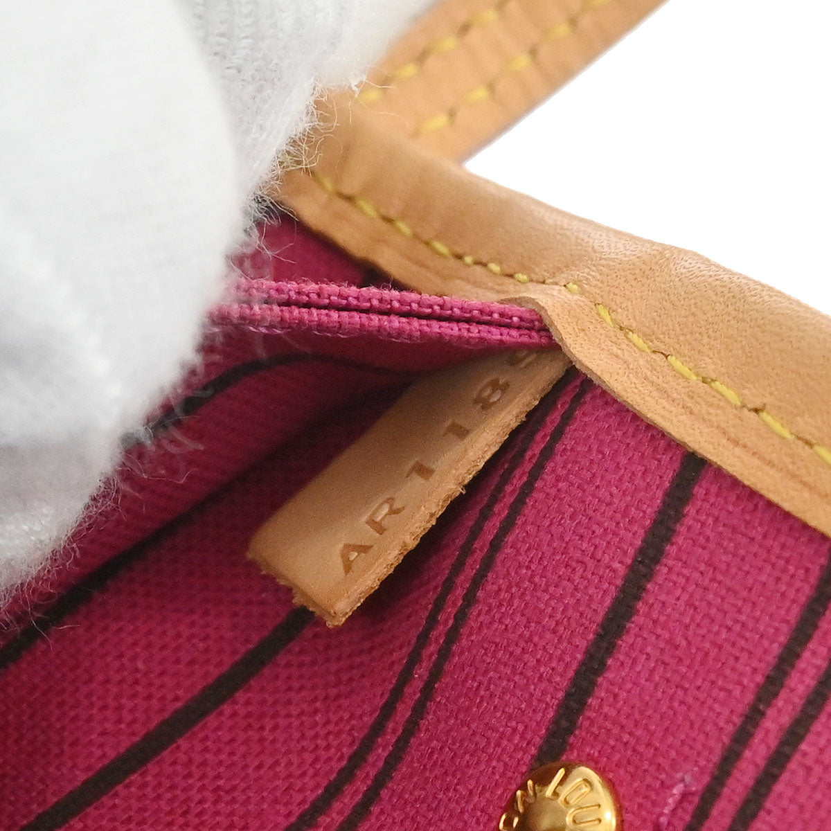 Louis Vuitton Pink Monogram Neverfull NM PM Tote Handbag M41245