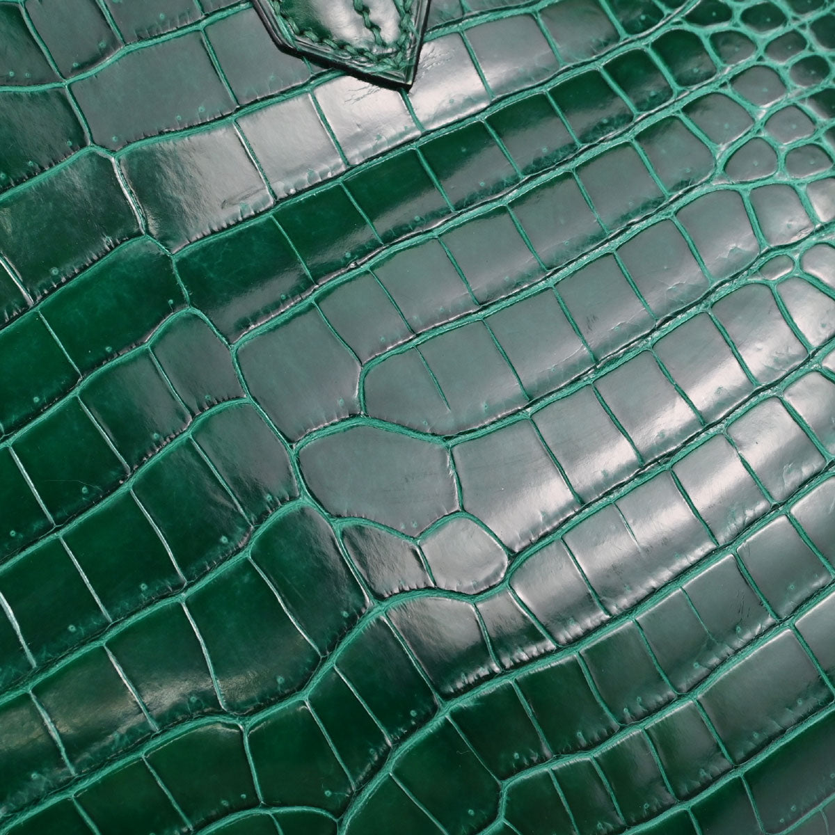 Hermes * Vert Emerald Porosus Birkin 30 Handbag
