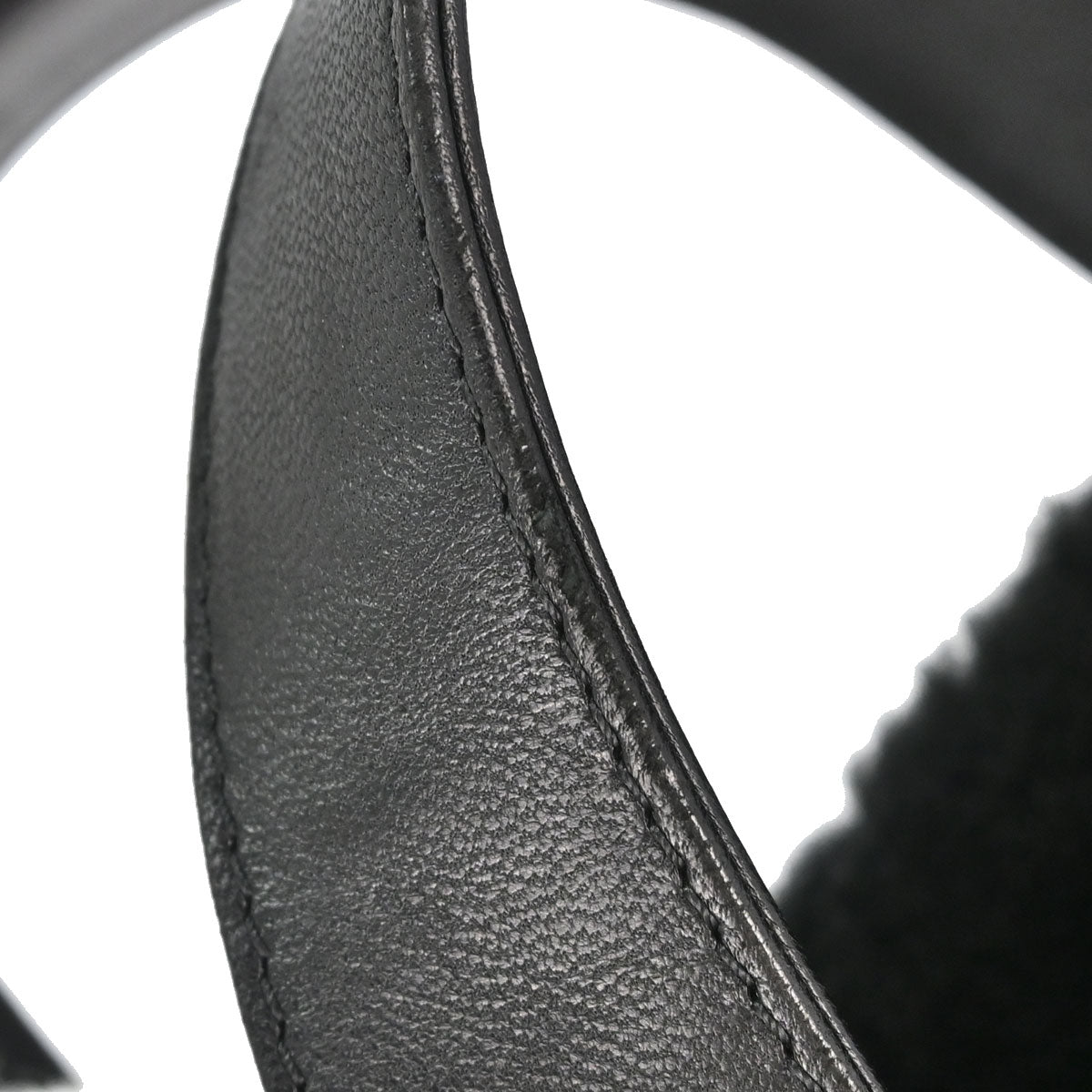 Chanel 2014-2015 Black Wool Lambskin 2way Shearling Comic Tote Handbag
