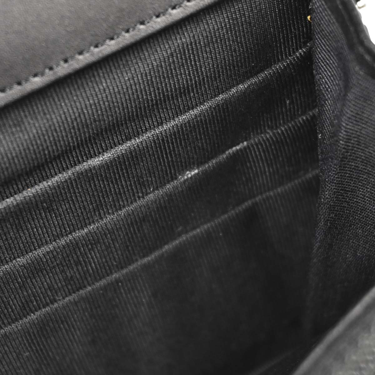 Chanel Black Calfskin Hamptons WOC Wallet on Chain Bag
