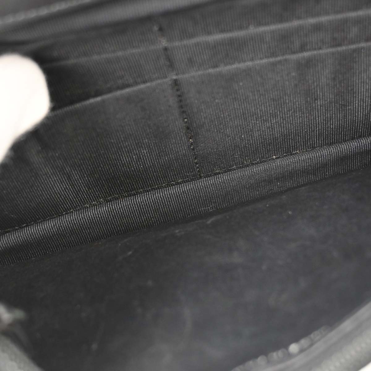 Chanel Black Calfskin Hamptons WOC Wallet on Chain Bag
