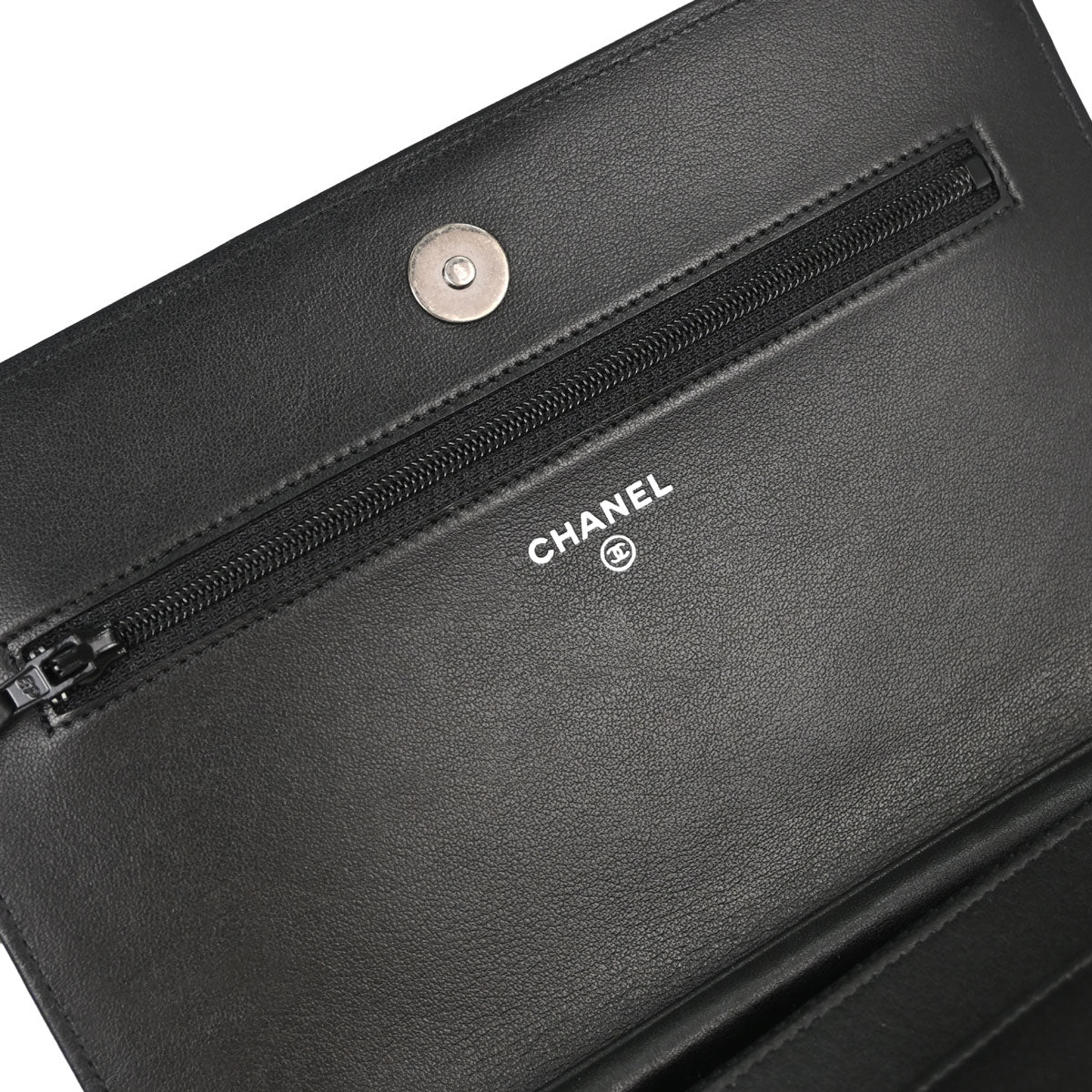 Boy Chanel Black Caviar Skin Chain WOC Shoulder Bag