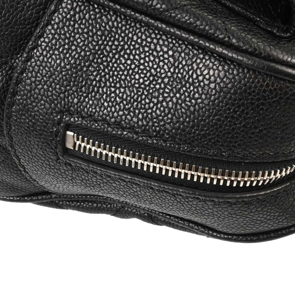 Chanel Black Caviar Skin Camera Bag Large