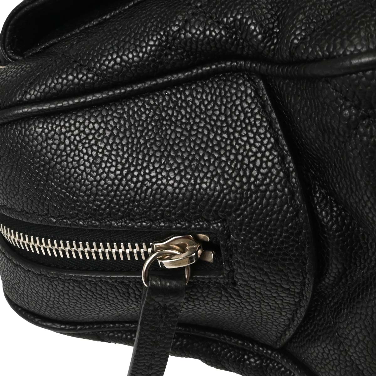 Chanel Black Caviar Skin Camera Bag Large