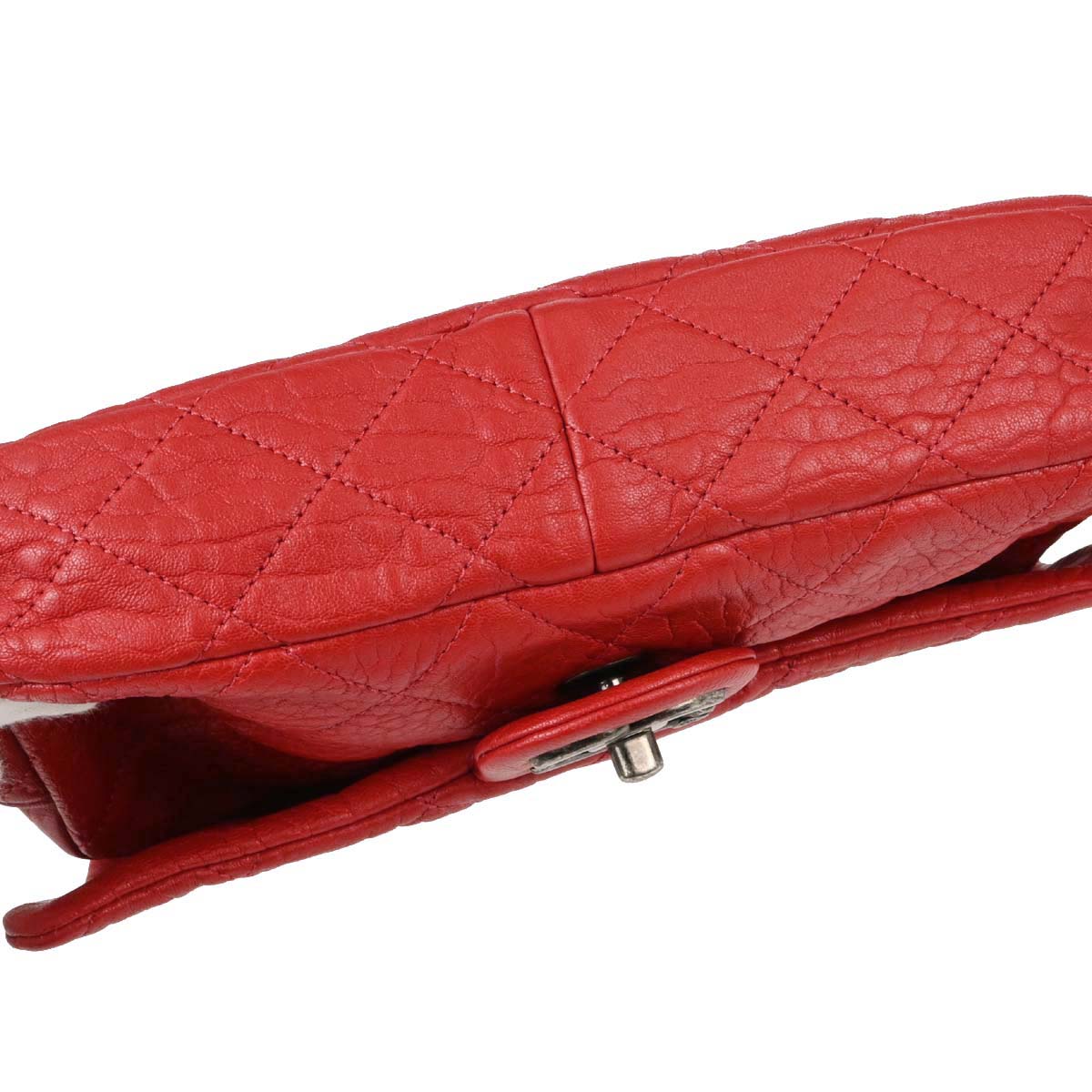 Chanel 2015-2016 Red Calfskin Easy Double Chain Flap Bag