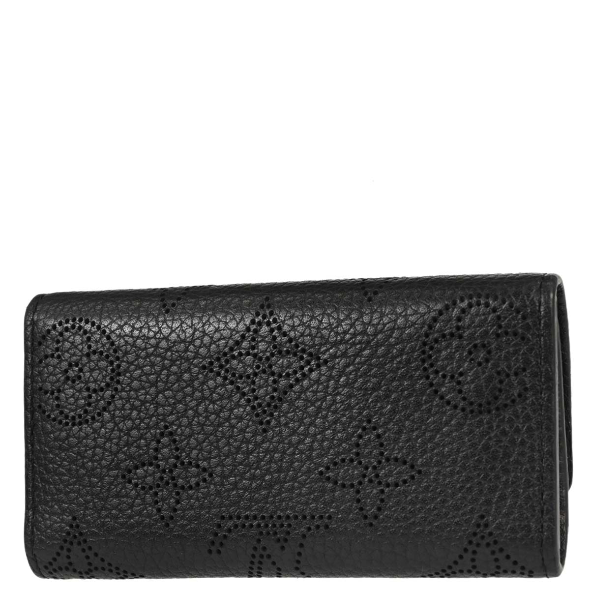 Louis Vuitton Black Mahina Multicles 4 Key Case M64054 Small Good