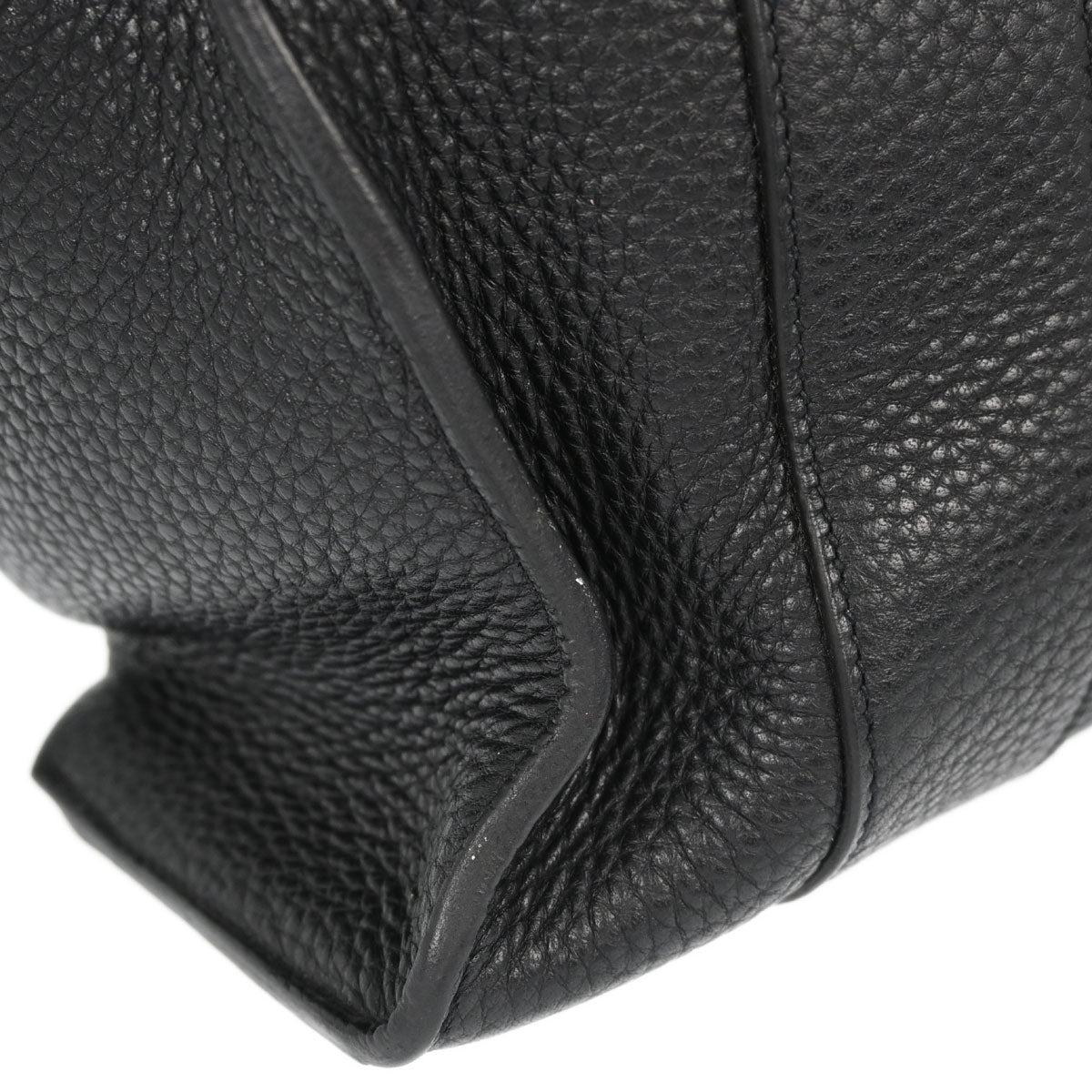 Hermes Black Taurillon Clemence Alfred 35 Messenger Shoulder Bag
