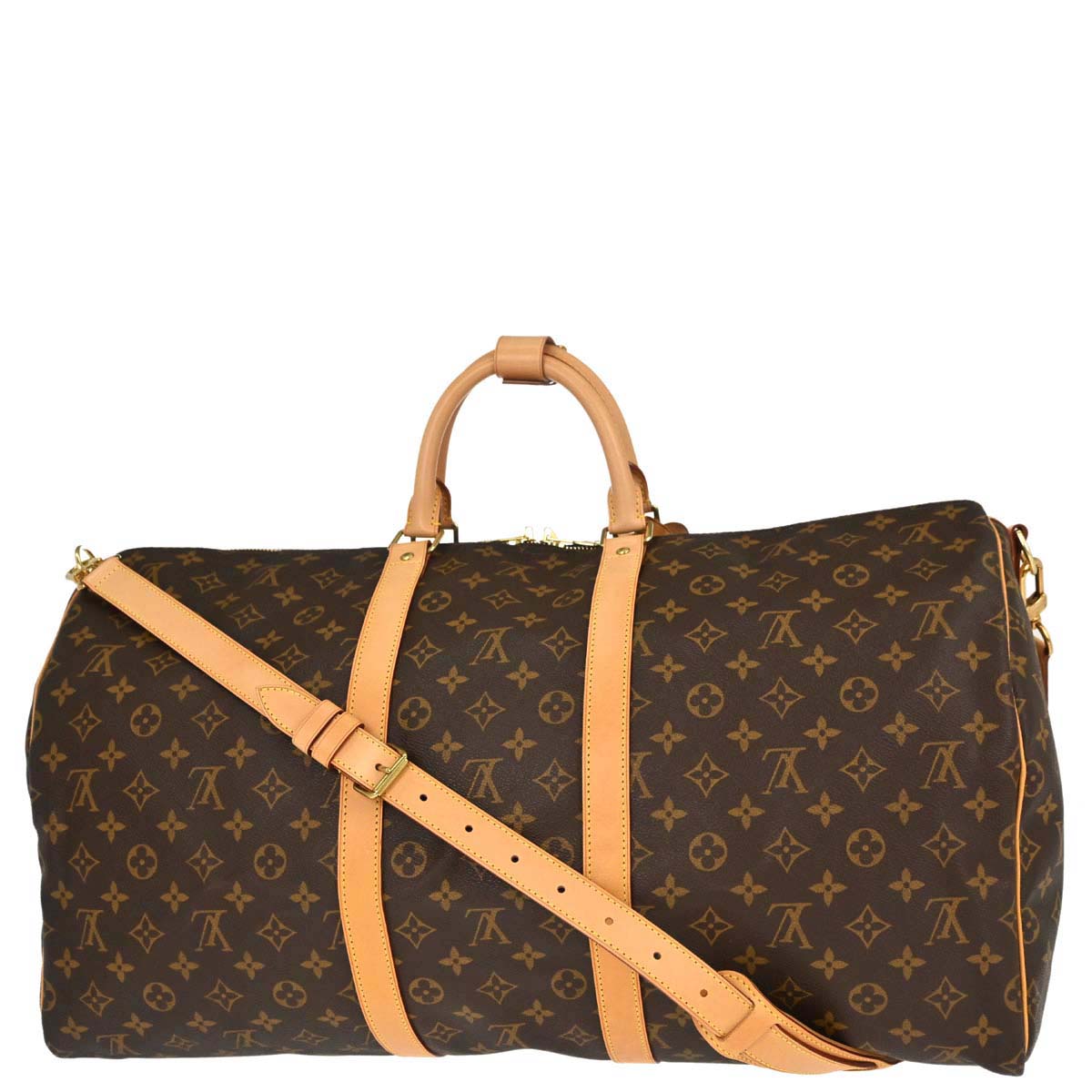 Louis Vuitton Monogram Keepall Bandouliere 55 Duffle Bag M41414