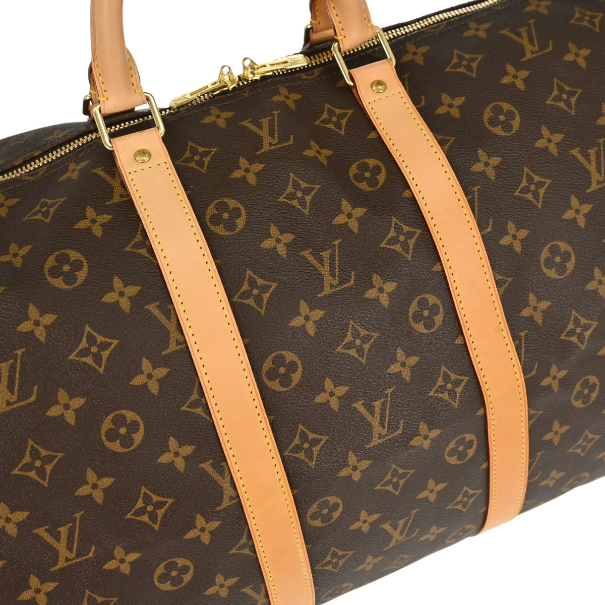Louis Vuitton Monogram Keepall Bandouliere 55 Duffle Bag M41414