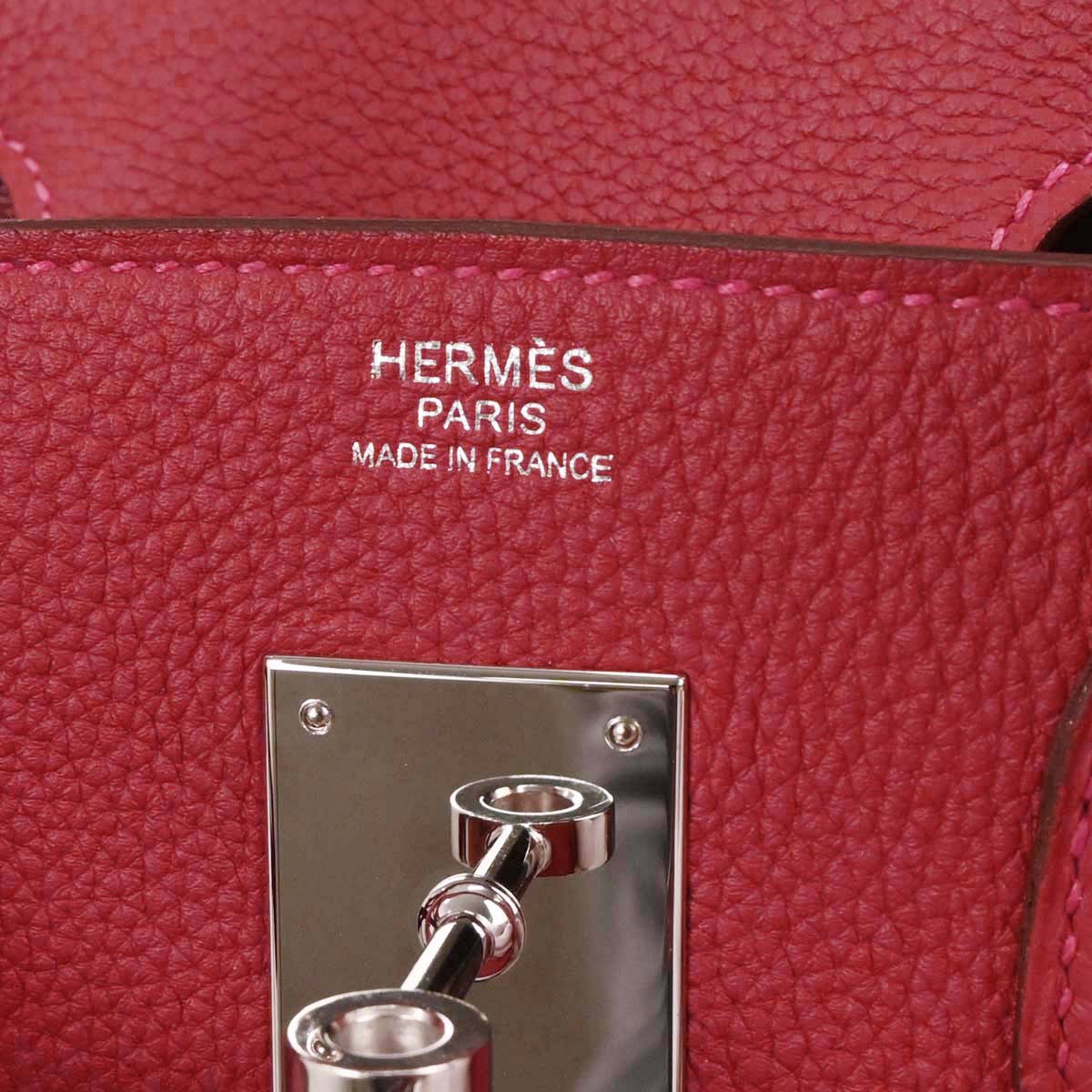 Hermes 2017 Ruby Togo Birkin 30 Handbag