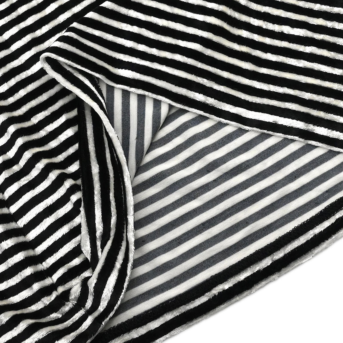 Chanel 2010 Round Neck Top Stripe Black White #38