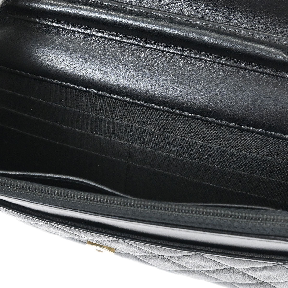 Chanel 2019 Black Lambskin Classic WOC Wallet on Chain Bag