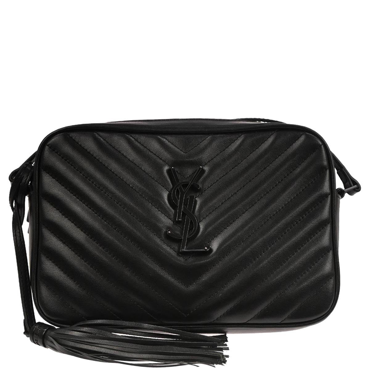 Saint Laurent Black Lou Camera Bag Shoulder Bag