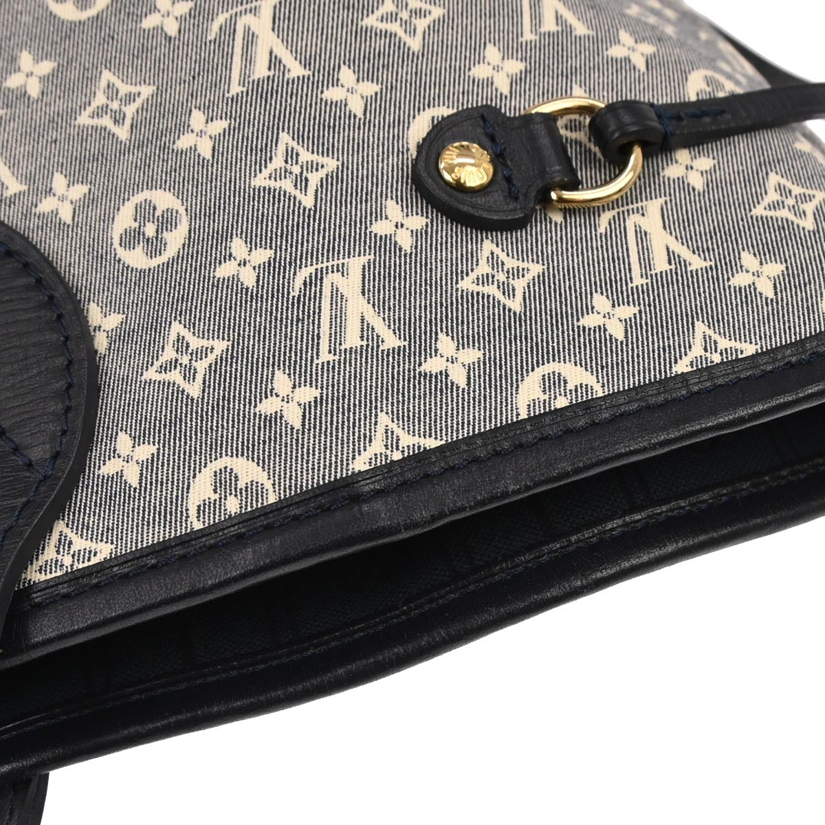 Louis Vuitton Navy Monogram Idylle Neverfull MM Tote Bag M40514