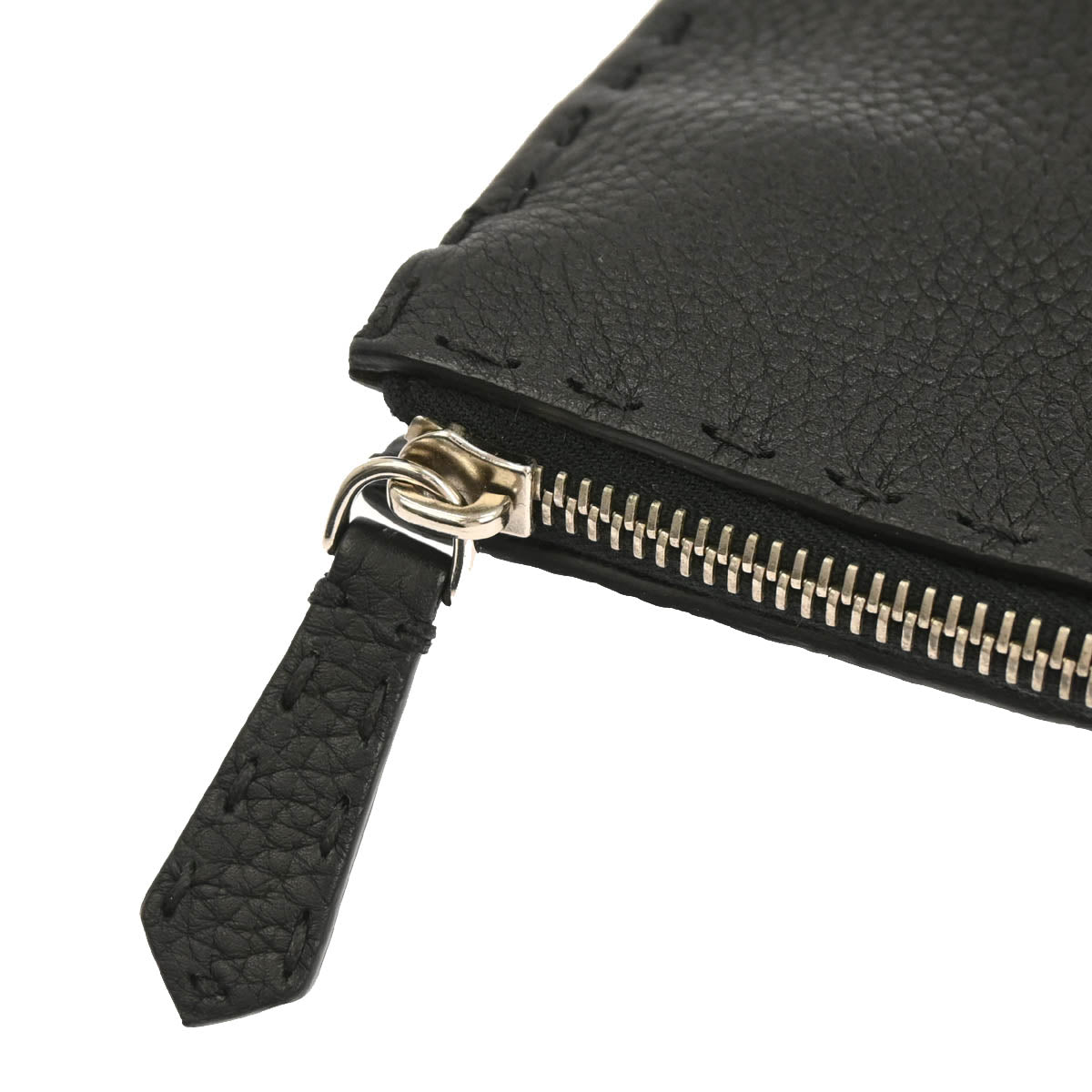 Fendi Black Leather Briefcase Handbag