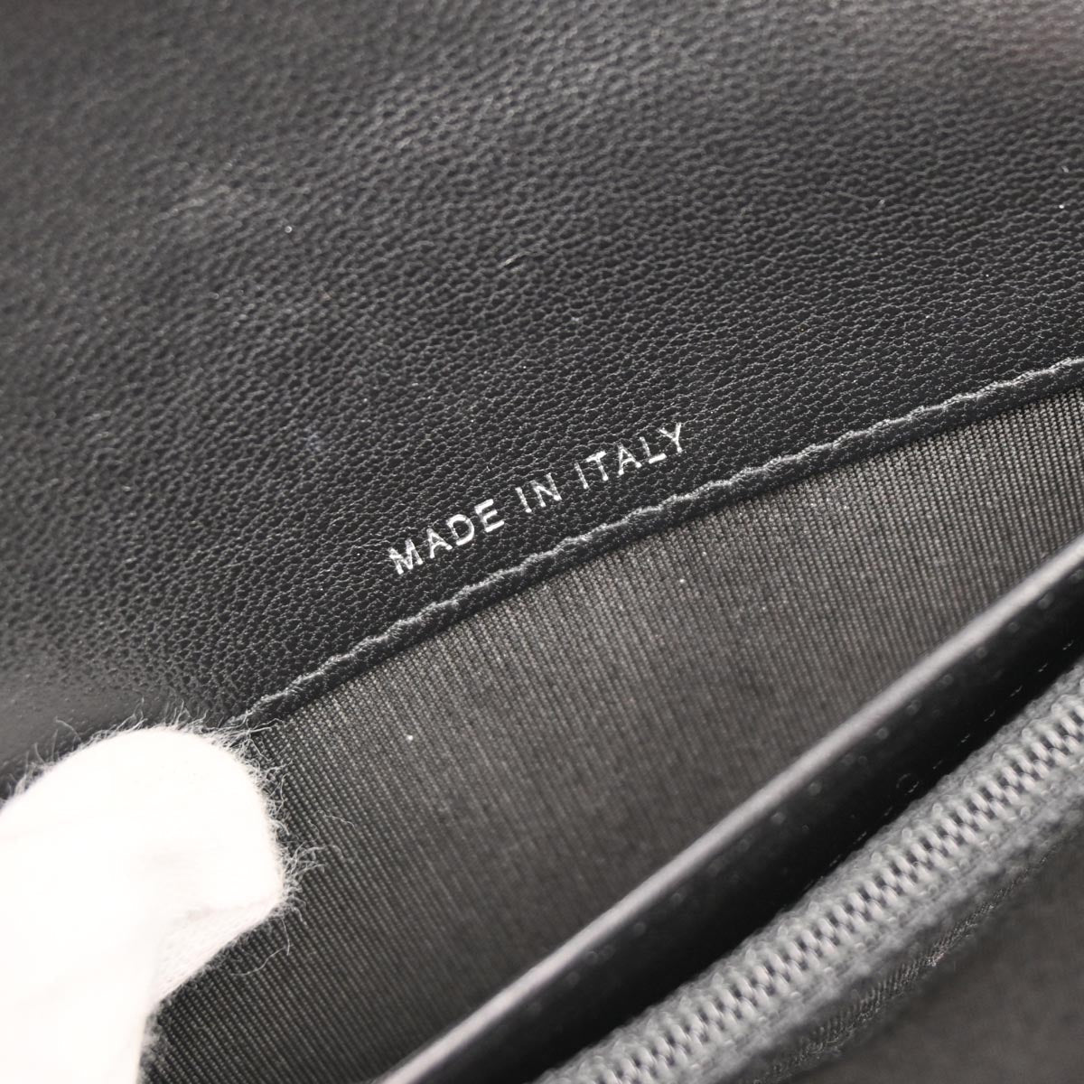 Boy Chanel 2014-2015 Black Lambskin Chain WOC Shoulder Bag