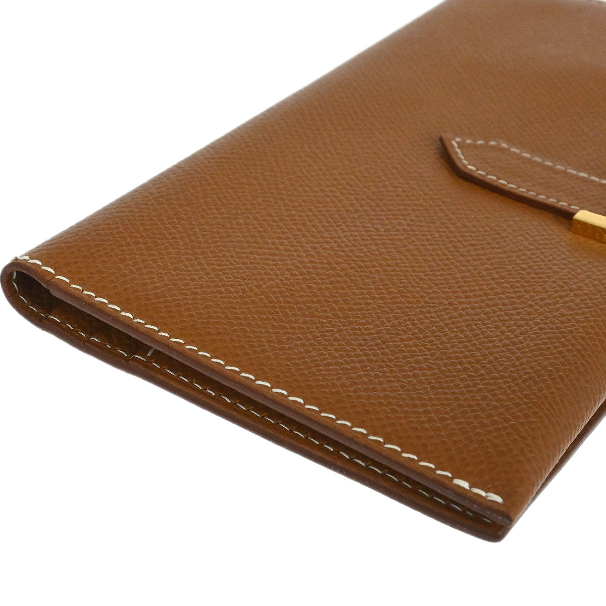 Hermes Gold Epsom Bearn Bifold Long Wallet