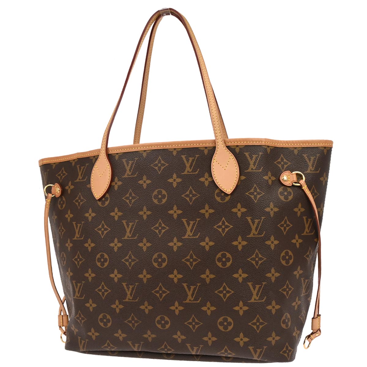 Louis Vuitton Monogram Neverfull MM Shoulder Tote Bag M40156