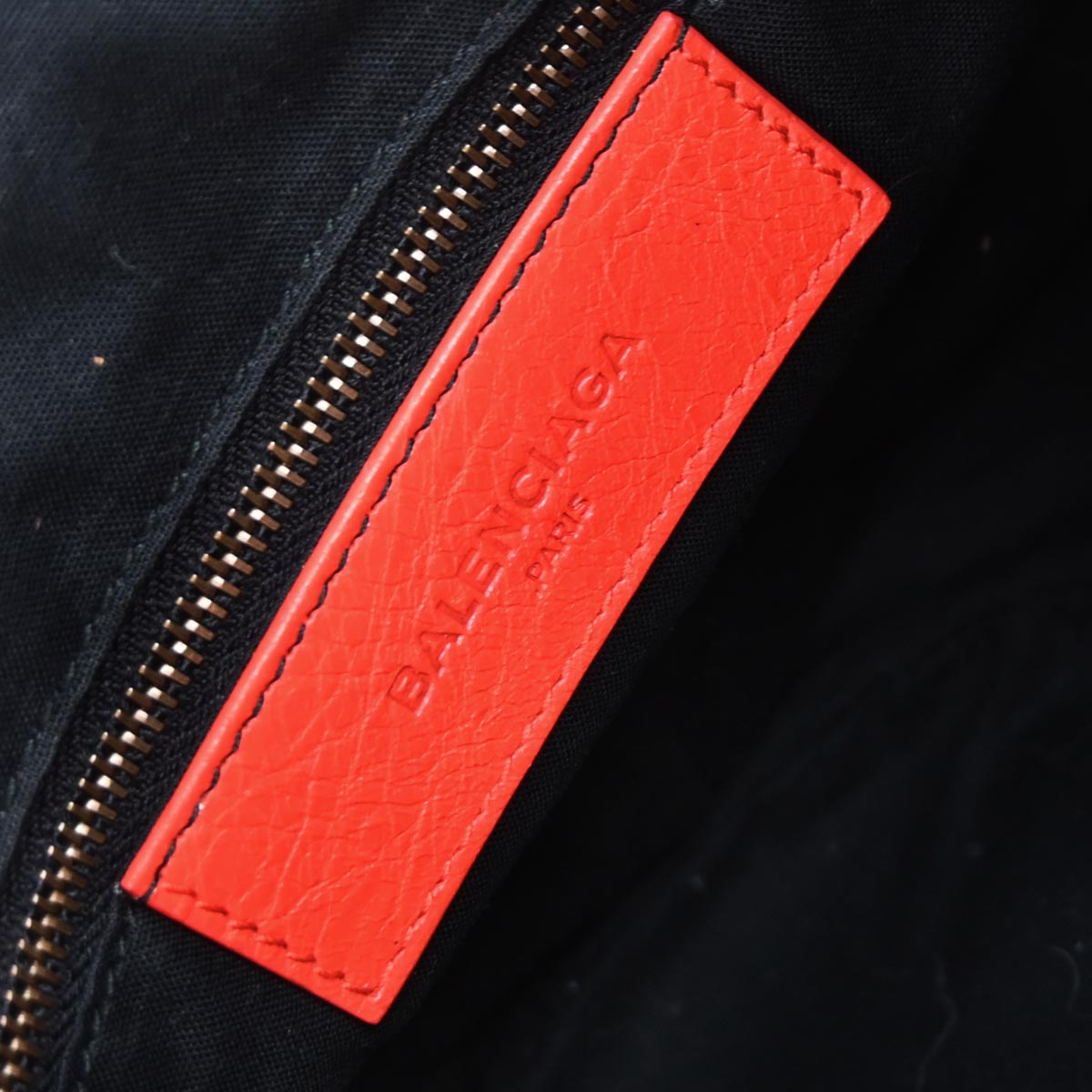 Balenciaga Red Classic Mini Pompon 2way Shoulder Handbag