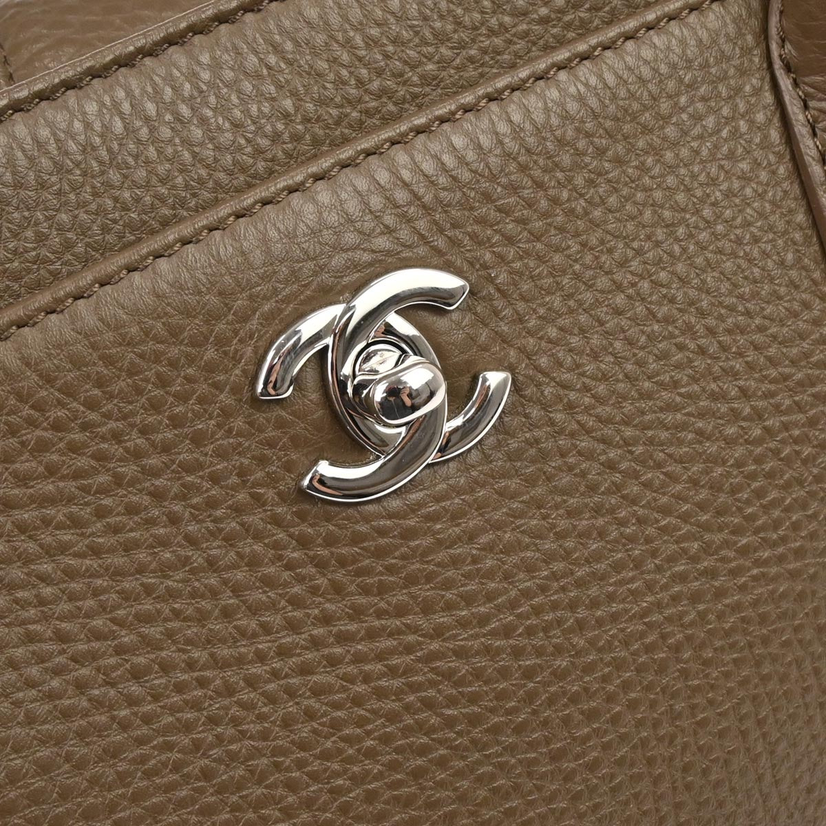 Chanel 2013-2014 Brown Deerskin Executive Cerf Tote Bag