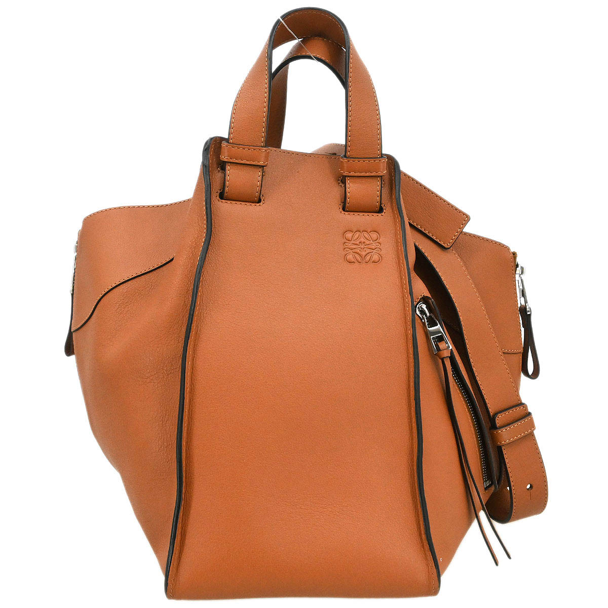 Loewe Brown Hammock 2way Shoulder Tote Handbag