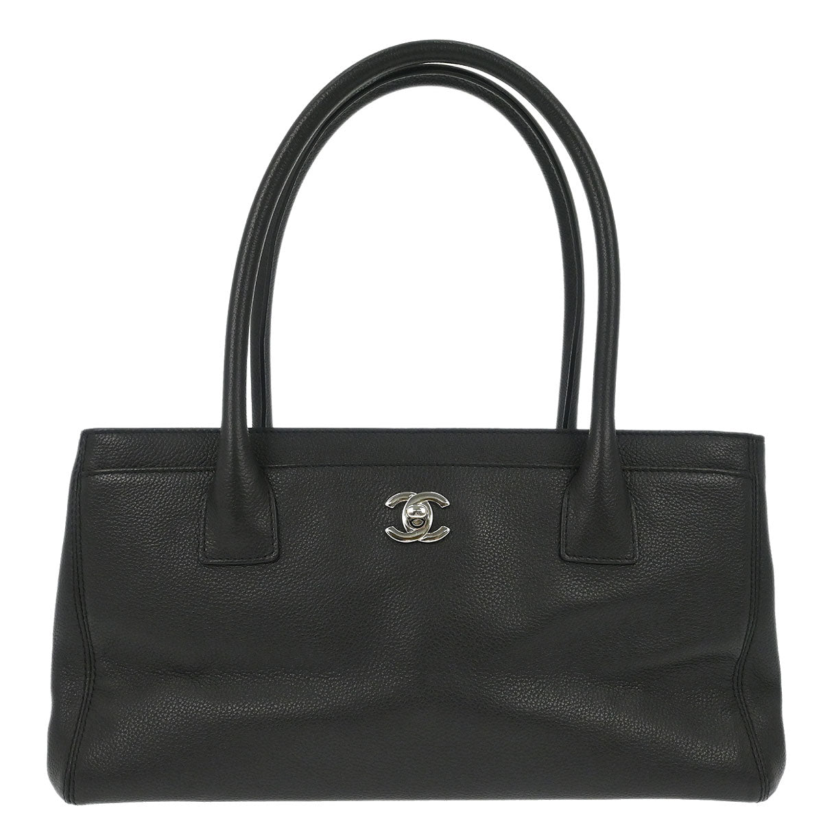 Chanel 2012-2013 Black Calfskin Executive Cerf Tote Bag