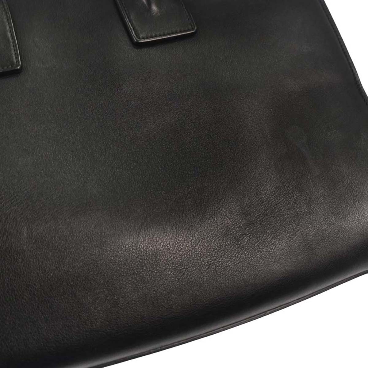 Saint Laurent Black Calfskin Sac de Jour 2way Shoulder Handbag