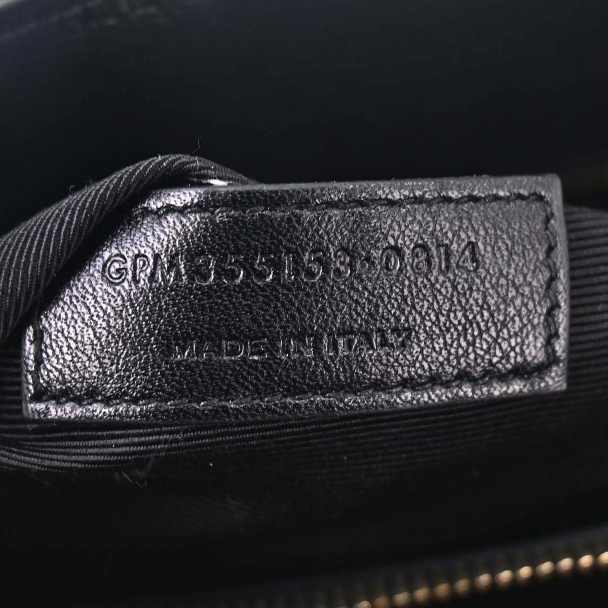 Saint Laurent Black Calfskin Sac de Jour 2way Shoulder Handbag