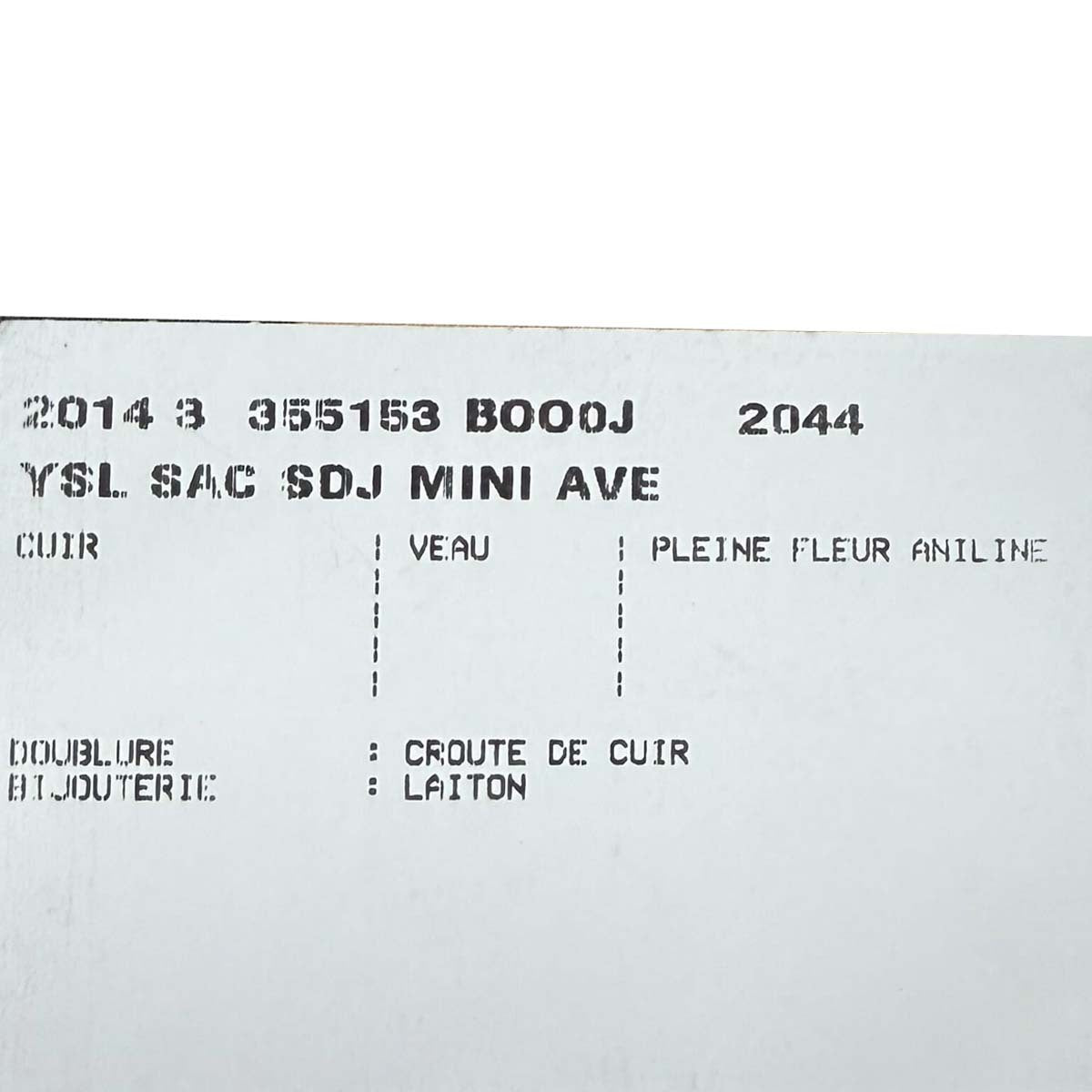 Saint Laurent Black Calfskin Sac de Jour 2way Shoulder Handbag