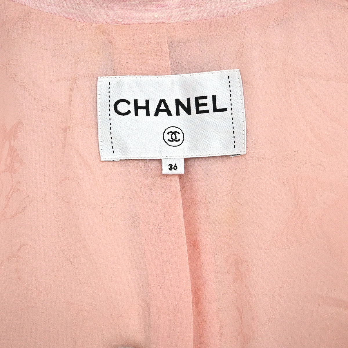 Chanel 2017 Single Breasted Jacket Pink #36
