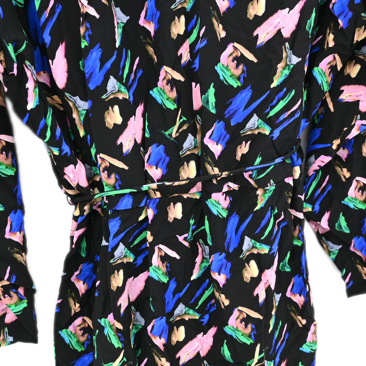 Louis Vuitton 2019 Long Sleeve Dress All-over Print Black #36