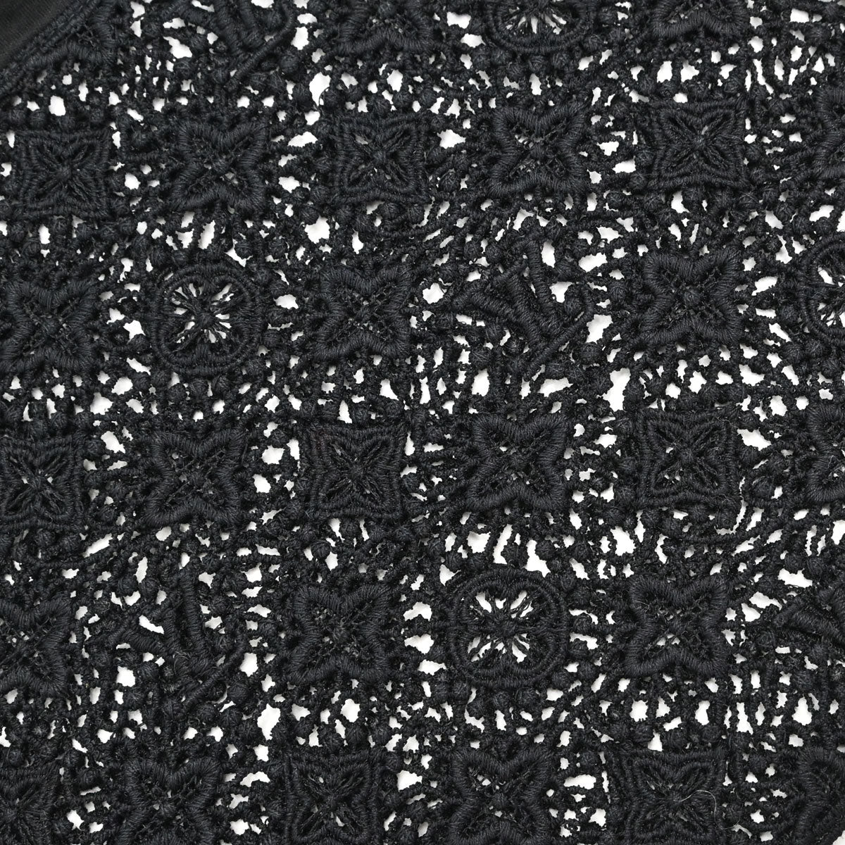 Louis Vuitton 2014 Dress Monogram Lace Black #36
