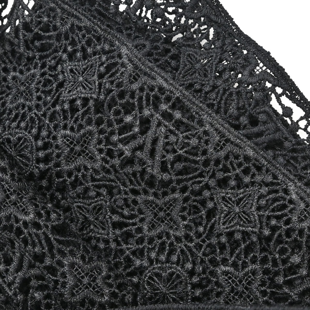 Louis Vuitton 2014 Dress Monogram Lace Black #36