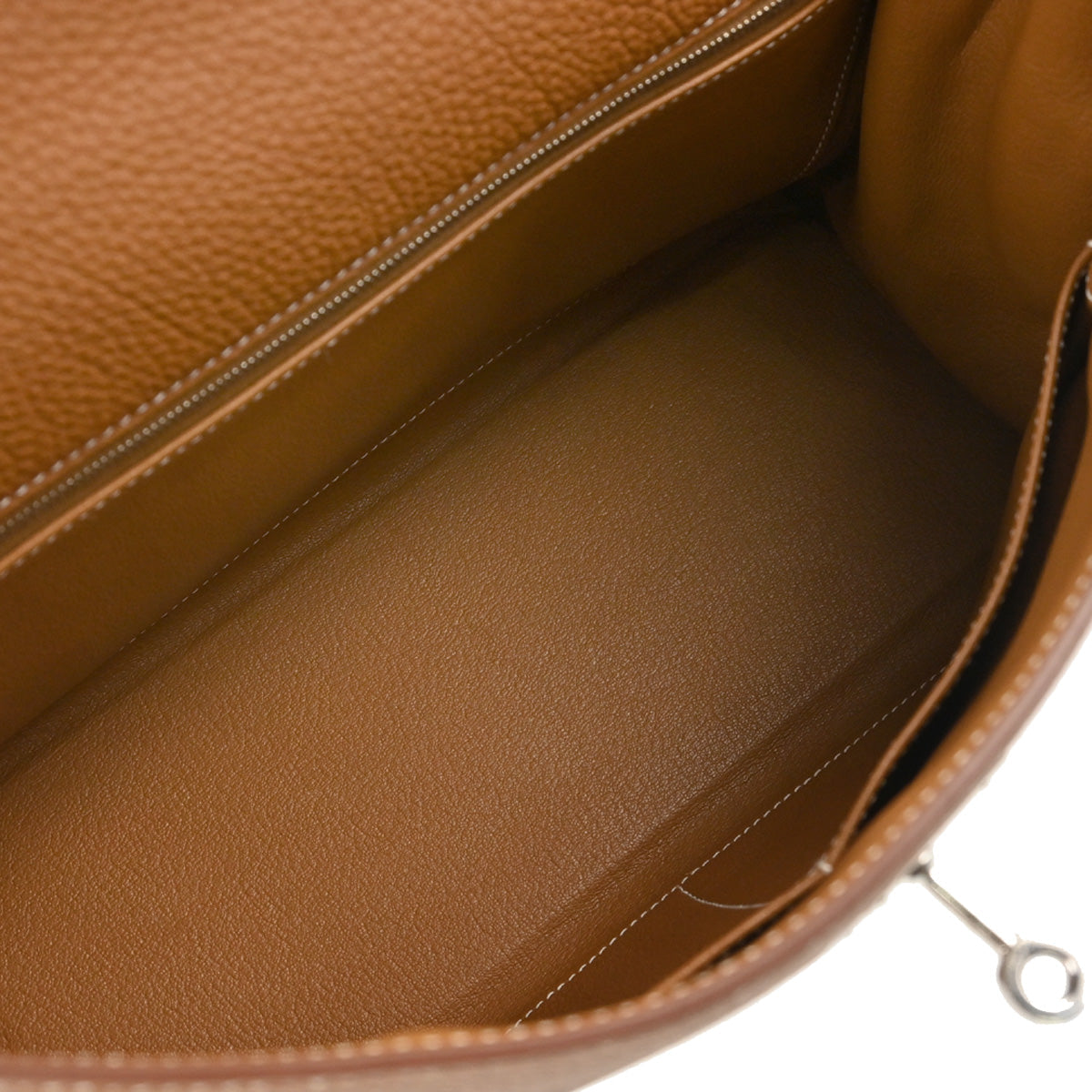 Hermes Gold Taurillon Clemence Kelly 32 Retourne 2way Shoulder Handbag