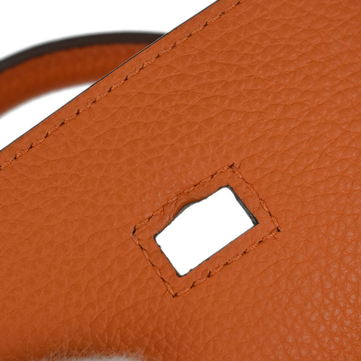 Hermes Orange Togo Birkin 35 Handbag