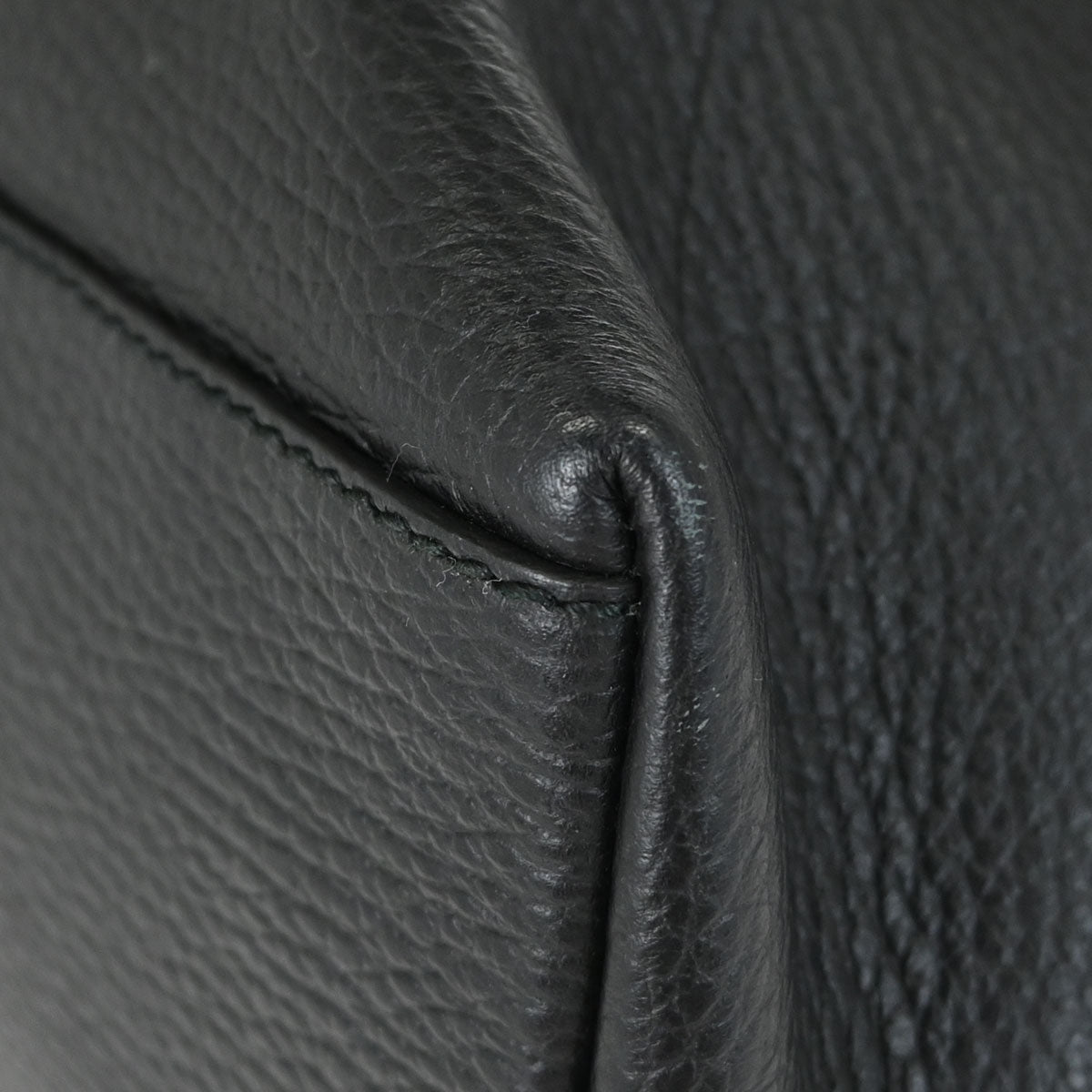 Gucci Black Leather Tote 2way Shoulder Handbag