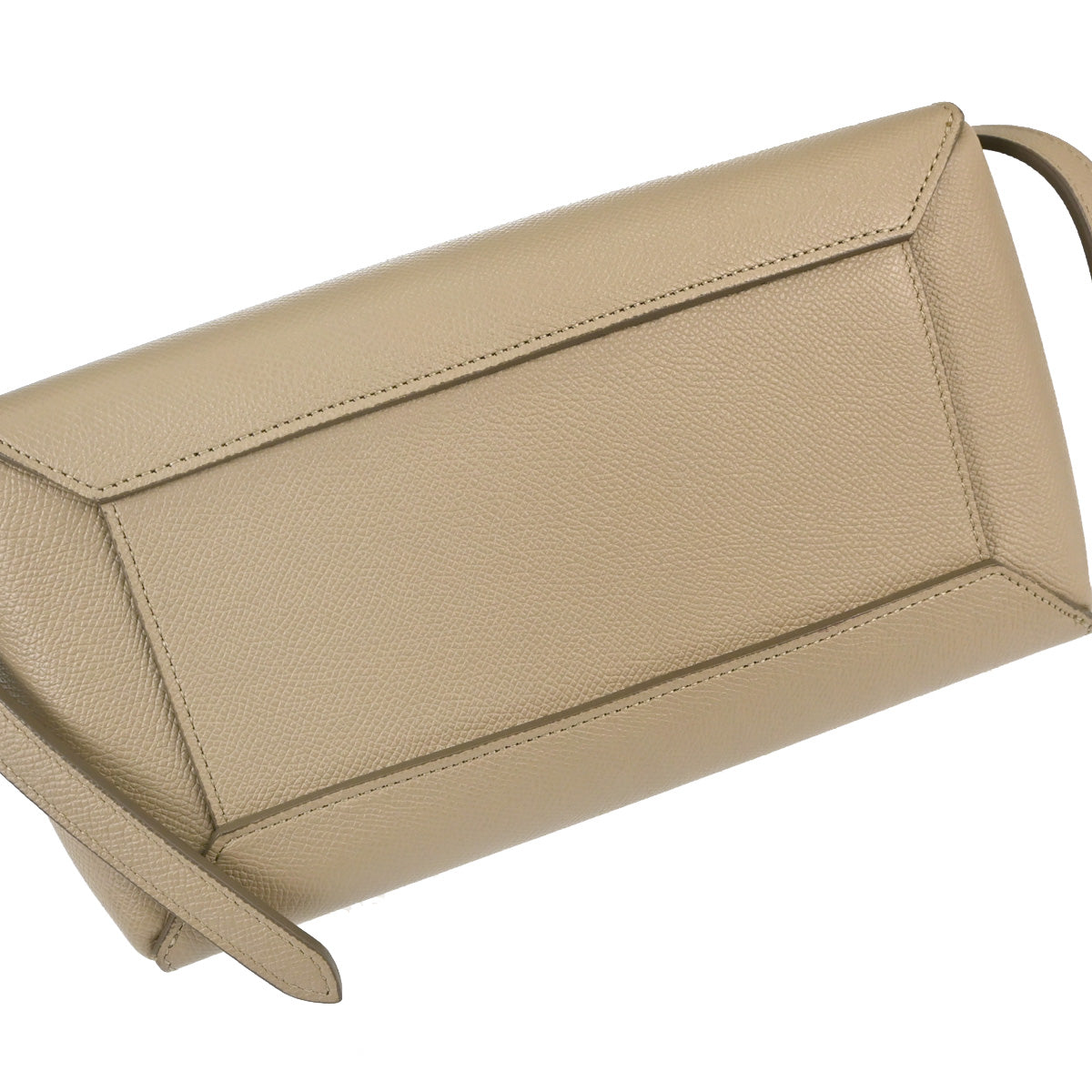 Celine Beige Calfskin Belt Bag Micro 2way Shoulder Handbag