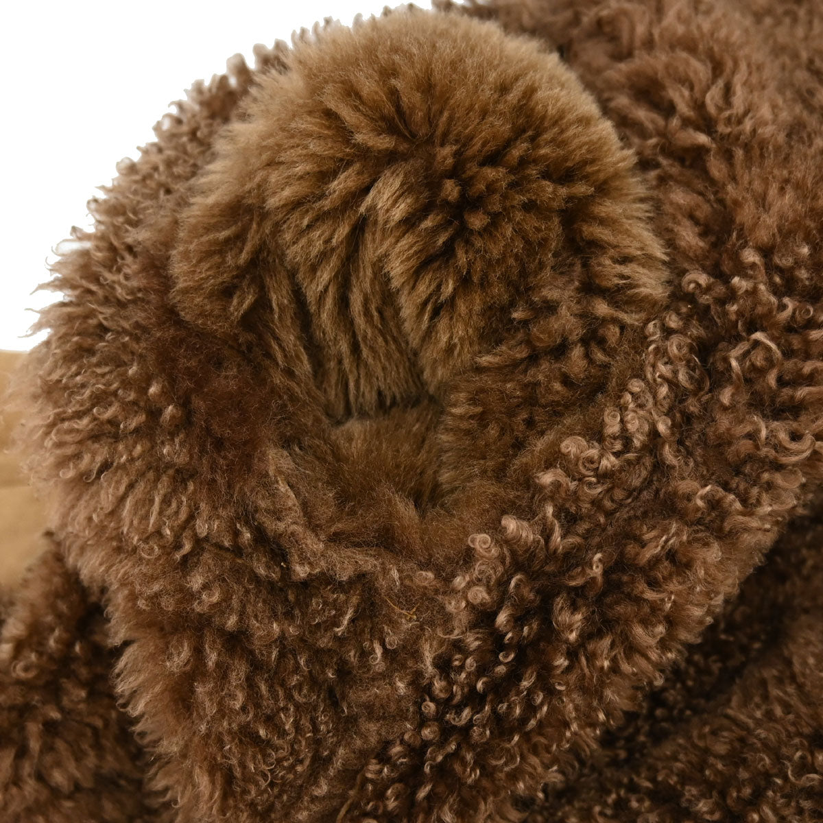 Saint Laurent 2016 Mouton Coat Brown #F36