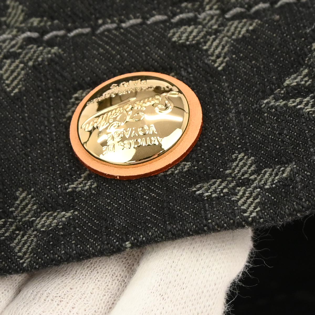 Louis Vuitton Black Monogram Denim Daily PM Handbag M40494