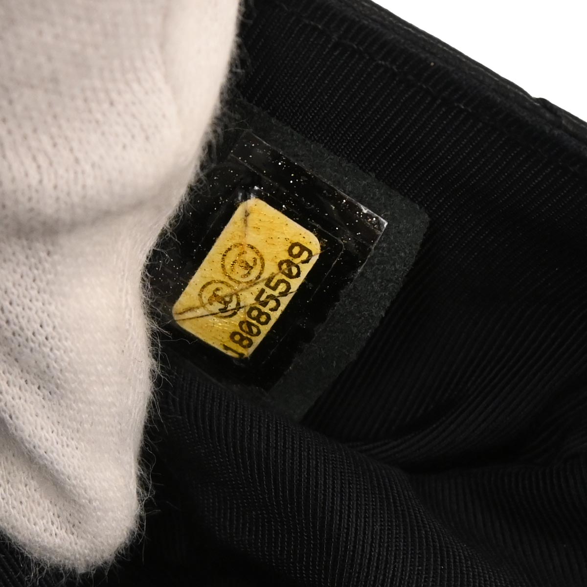 Chanel Black Lambskin Hula Hoop Small Handbag