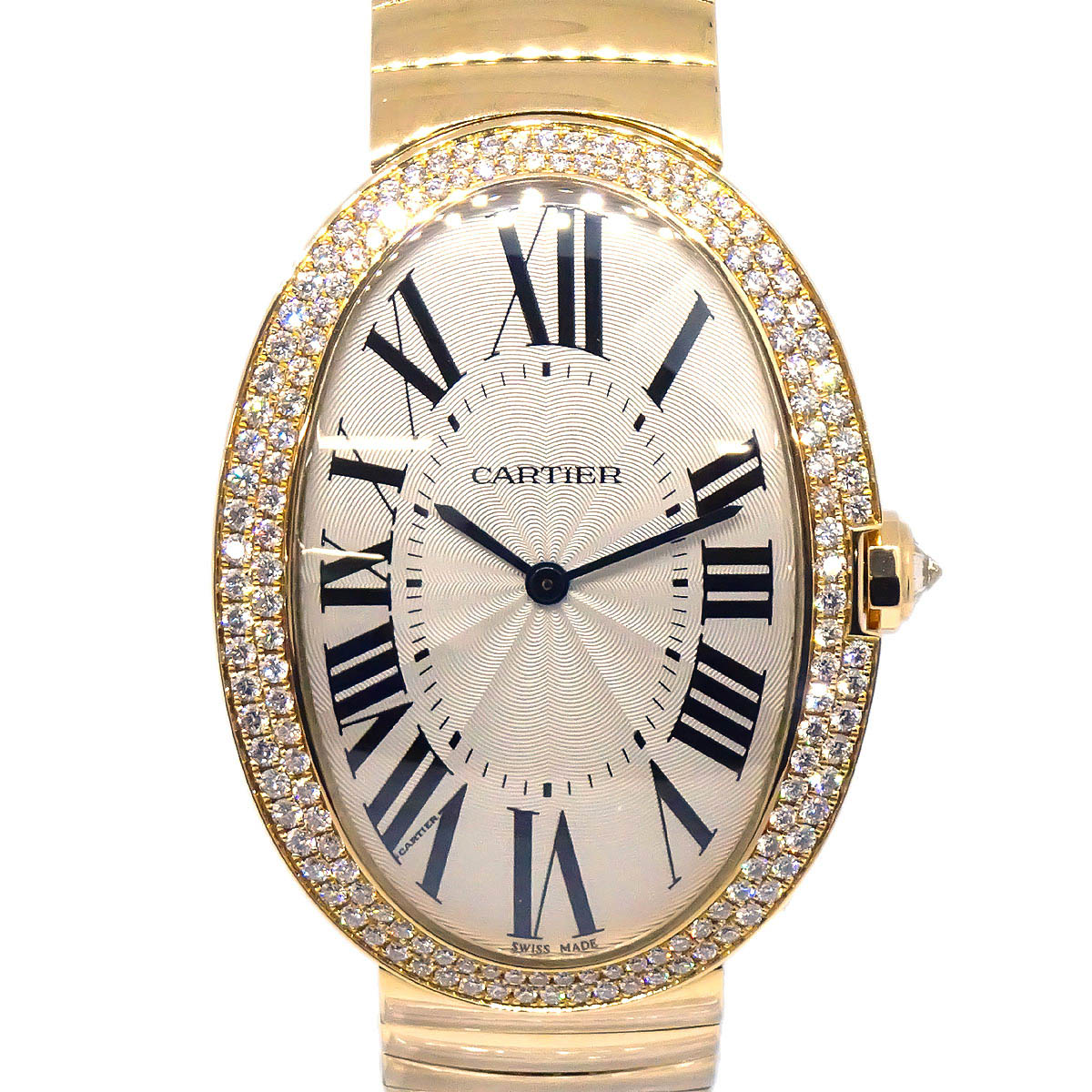 Cartier Baignoire LM Ref.WB520003 Self-winding Watch 18KYG