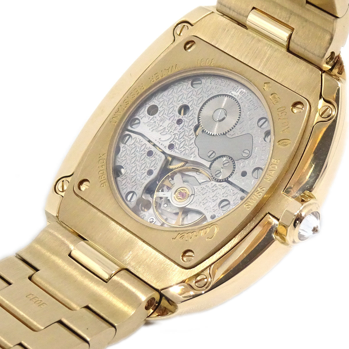 Cartier Baignoire LM Ref.WB520003 Self-winding Watch 18KYG